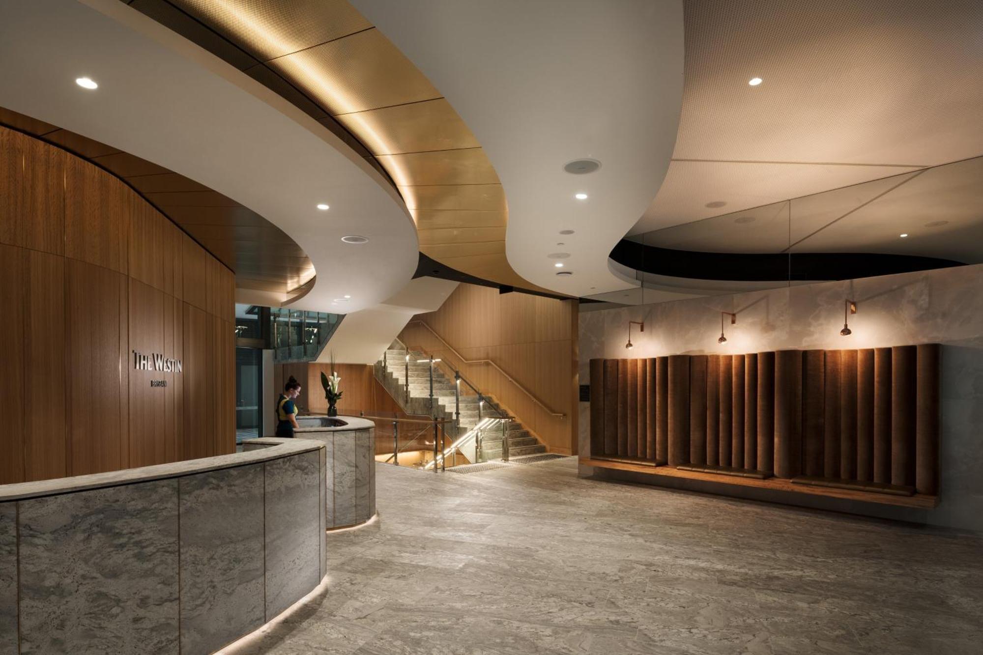 The Westin Brisbane Hotel Bagian luar foto The interior of the new building